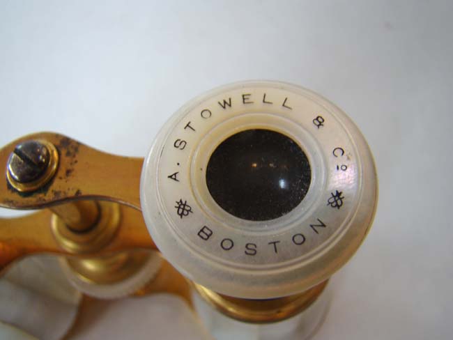 A good pair of French Opera Glasses by Lemaire of Paris and sold by Stowell of Boston circa 1900 — image 2
